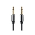thumbnail image 3 of Monoprice Audio Cable - 15 Feet - Black | Auxiliary 3.5mm TRS Audio Cable, Slim Design Durable Gold Plated - Onyx Series, 3 of 5