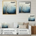 thumbnail image 4 of Designart "Charming Blue Tree Elegance III" Landscape Trees Wall Decor, 4 of 7