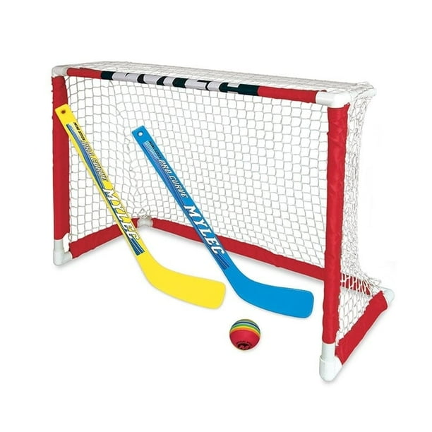 Mylec Mini Hockey Goal Set, Includes 1 mini hockey goal, 2 mini hockey