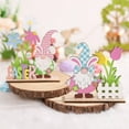 thumbnail image 7 of Wisremt Contemporary Easter Multicolor Wood Centerpiece Decoration, 7 of 7
