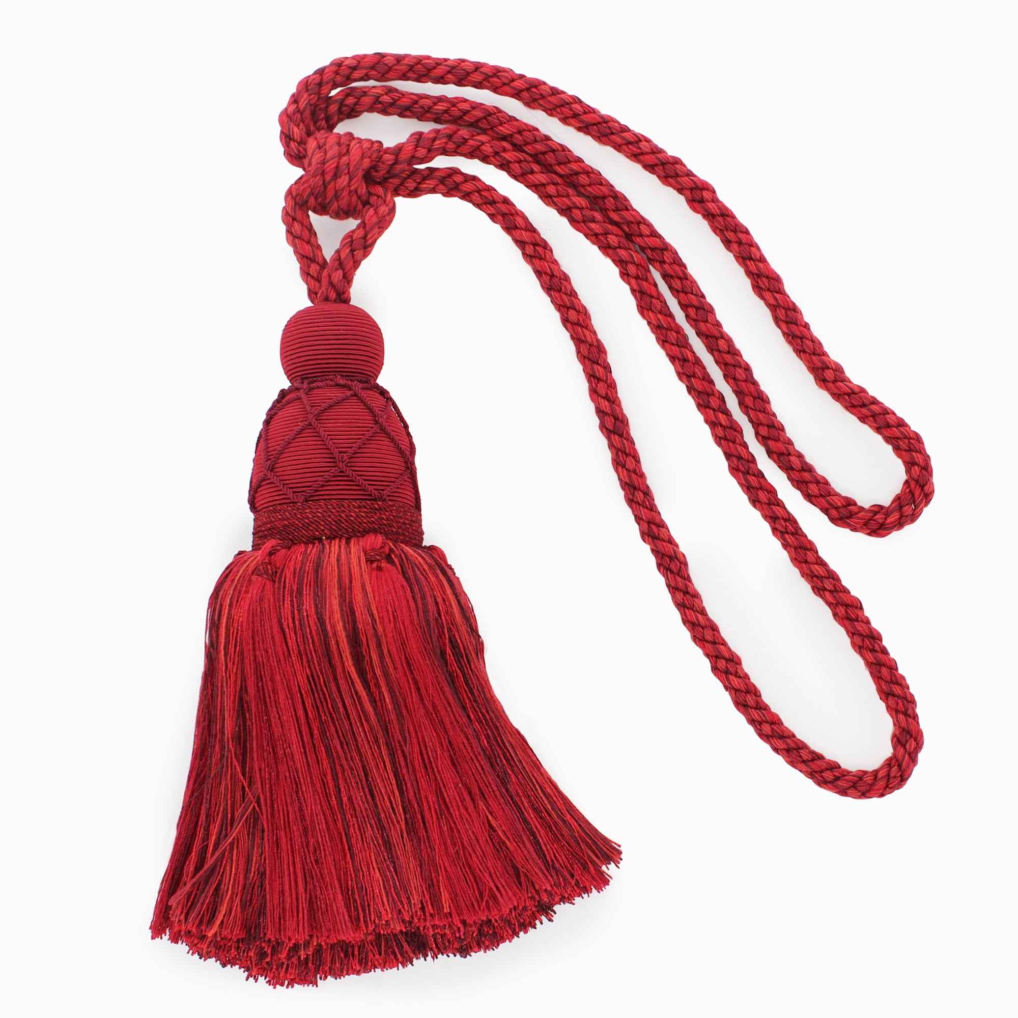 Black Cherry 76cm Tassel|30 24cm Sprea Chinese Red|Curtain and Drapery Tassel Tieback|9 12 Large Elegant |Maroon