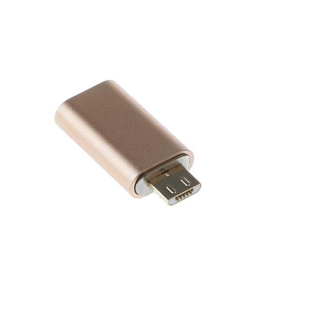Convertidor Rápido Magnético Del Cable De Sincronización De La Fecha Del Del Micro USB OTG Para El Teléfono Oro SM SunniMix Adaptador de cargador