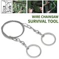 thumbnail image 1 of 50pcs Portable Gear Pocket Outdoor String Wire Saw Carbon Ring Scroll Camping Hand Stainless Steel Rope Chain Saws Wood Tools, 1 of 5