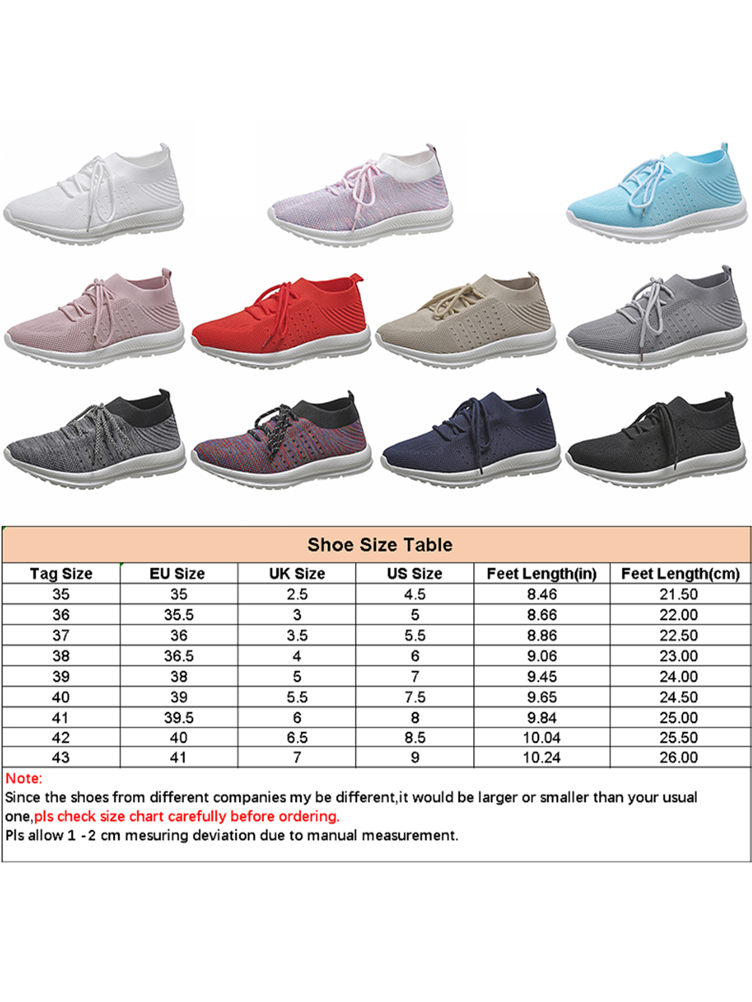 White Sneakers for Women Lace Up Shoes Wide Width Running Athletic ...