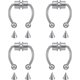 thumbnail image 1 of Anillos de nariz de diafragma magnético Anillos de nariz de herradura de acero inoxidable TUNC Sencillez, 1 of 5