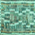 thumbnail image 1 of Ahgly Company Indoor Square Southwestern Turquoise Blue Country Area Rugs, 7' Square, 1 of 4
