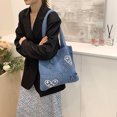 thumbnail image 3 of Bolso Hombro para Mujer Bolsos Mano A La Compras Informal Ganchillo Hecho, 3 of 9