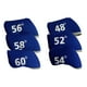 thumbnail image 4 of 6 fundas protectoras para cabezas de palos de golf, resistentes al agua y con diseño de cuñas. Azul, 4 of 9