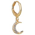 thumbnail image 1 of Destyer 1 Pair Star Moon Earrings Delicate Irregular Shiny Woman Jewelry Ear Dangle Fashion Accessory for Decor Gifting Using, 1 of 6