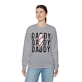 thumbnail image 6 of Baseball Daddy Dad Fathers Day Sweatshirt, Gifts, Crewneck, 6 of 7