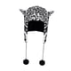 thumbnail image 2 of Lindo gorro de peluche decorativo, gorro de invierno informal para fiestas, senderismo, patinaje, festivales En y negro, 2 of 8