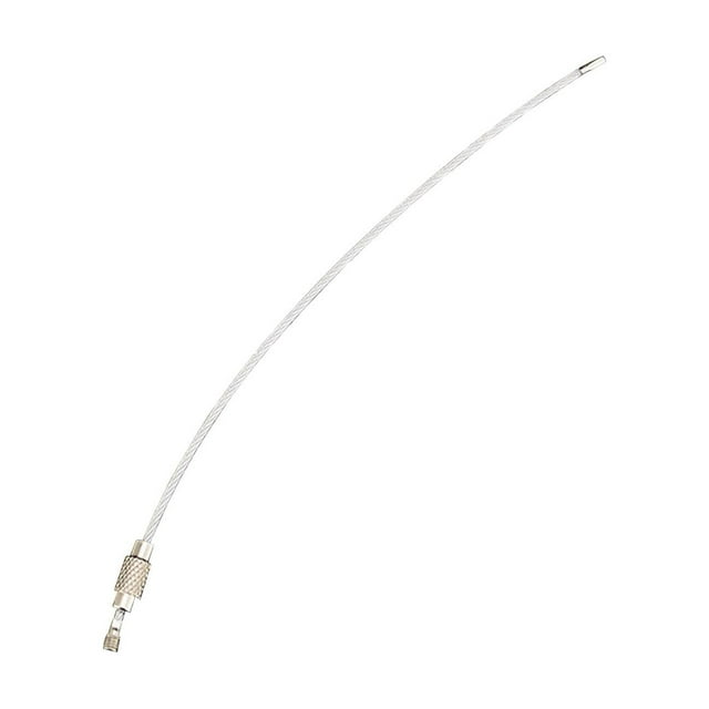 segolike Wire Cable .5mm for Luggage Tag Key Fobs Keepers Transparent