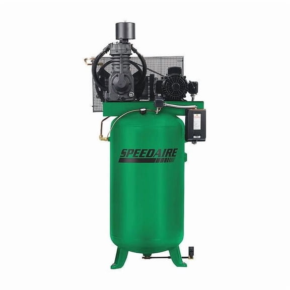 7.5 HP Electric Air Compressor, 2 Stage, 24 CFM, Industrial Duty