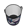 thumbnail image 3 of Jujutsu Anime Kaise Laundry Hamper Circular Laundrys Basket Waterproof Foldable Storage Clothes Bag For Home Bathroom, 3 of 8
