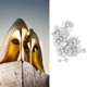 thumbnail image 4 of 50 piezas de remaches de perlas electrochapadas brillantes semicirculares de 8 mm para decoración de sombreros de tela (plata), 4 of 7