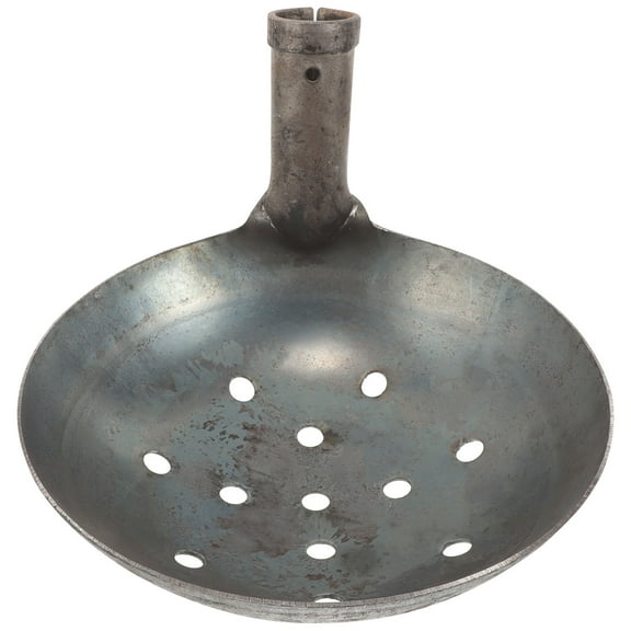 TEHAUX Metal Sand Scoop Shovel Dark Grey Drain Cleaning Tool for Sewage Well Clearing and Outdoor Use