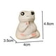 thumbnail image 4 of Estatua de rana, adorno para mascota de té, colección de obras de arte, escultura en miniatura, animal de té Sesión, 4 of 9