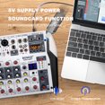 thumbnail image 4 of Sound console,Sound Professional Stereo Switch Indication Dj Power 99 Processor With Switch Indication 6 Channel Dj Processor Screen With Mp3 Usb Bt Professional Stereo Mp3 Screen With Switch K, 4 of 6