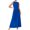 B322 Blue sundresses for women clearance under $5, variant on Women Dresses Under $10! Xqxayjr Women's Casual Long Sundresses Crewneck Flowy Swing 2025 Holiday Vacation Dress Pleated Summer Sleeveless Maxi Wedding Guest Dresses