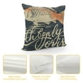 thumbnail image 4 of ONETECH Throw Pillow Covers Camping Vintage Fish Cabin Lodge Nature Fishing Fisherman Man Sofa Decorative Pillow Cases Home Decor Square Pillowcases, 4 of 5