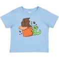 thumbnail image 3 of Inktastic Dino with Chocolate Bar Boys or Girls Baby T-Shirt, 3 of 5