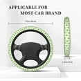 thumbnail image 5 of Fotbe Green Avocado Steering Wheel Cover Universal 15 in Car Accessories for Men Women,Steering Wheel Protector Comfortable Protective Case for SUV Sedan Decor, 5 of 8