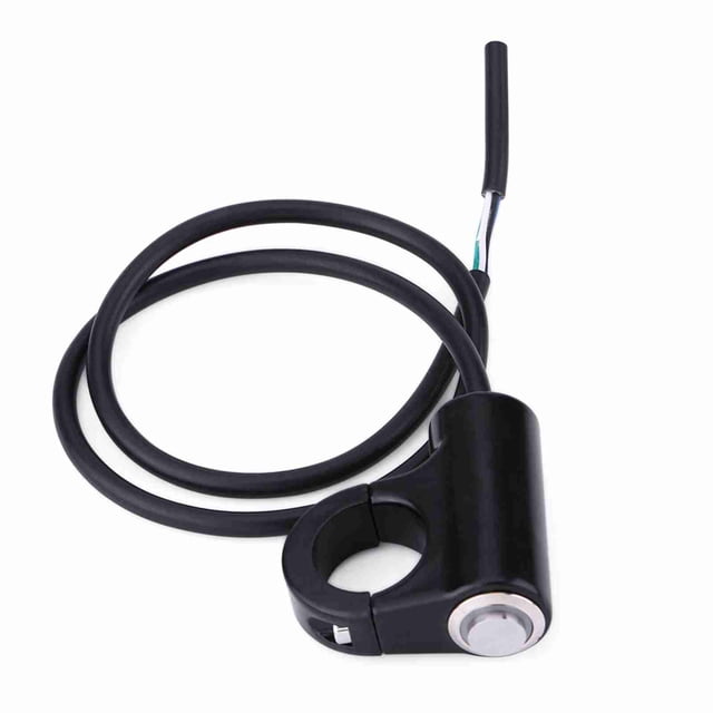 Interruptor de montaje en manillar de motocicleta de 22 mm, botón pulsador, luces antiniebla, freno y faros delanteros, encendido/apagado, modelo B, versión Blue Ray
