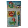 Disney Store The Little Mermaid Impact Stationery Gift Set - (Note Pad, Eraser, Ruler, Pencil & Address Book)