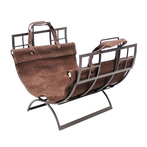 Minuteman International LCR-36CZ Arts and Craft Log Holder with Suede Carrier