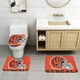 thumbnail image 2 of Juego de 3 alfombras de baño del equipo Bengals, alfombra antideslizante para baño, 31,5 x 20 pulgadas, 2 of 7