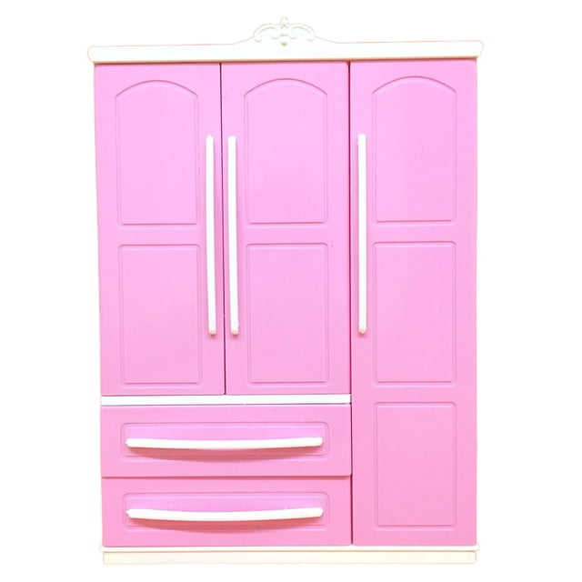 Accesorios de juguete para armario de casa de muñecas, organizador de ropa para armario de muñecas, mini muebles de princesa, adornos para armario, armario de muñecas creado magistralmente Jadeshay A
