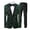 Green, variant on Men's 3 Piece Sequined Suit Set, One Button Slim Fit Shiny Dress Coat Jacket with Pants and Bow Tie, Formal Tuxedo for Wedding Prom Party Black XXXXXXL