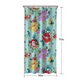 thumbnail image 5 of Pioneer Flower Floral Print Pattern Shower Curtain 36"x72" ,Bathroom Decorative Shower Curtains Set with 12 Hooks,Modern Waterproof Washable Shower Curtain, 5 of 6