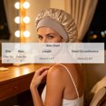 thumbnail image 3 of Oksale Silk Bonnet for Sleeping Women Men for Long Hair Satin Sleep Caps Wide Band Womens Bonnets Gold, 3 of 6