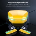 thumbnail image 4 of Audífonos inalámbricos para juegos Audífonos con control táctil Audífonos para teléfono (Amarillo), 4 of 6