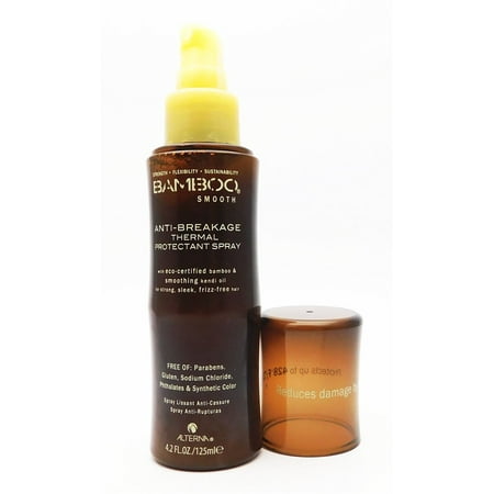 Abba Pure Thermal Protect Spray - Alterna Bamboo Smooth Anti-Breakage Thermal Protectant Hair Spray, 4.2 Oz