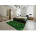 thumbnail image 4 of Ahgly Company Indoor Round Patterned Green Area Rugs, 7' Round, 4 of 6