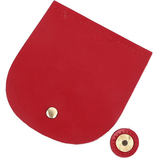 AVEKI Shoulder Bag Flap Cover Replacement, Microfiber Leather Recut Round Holes DIY Versatile Soft Touch Shoulder Bag Flap Cover Magnetic Snap for Shoulder Bag (Microfiber Synthetic B0514