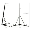 thumbnail image 5 of Exercise Equipment Soozier Foldable Punch Bag Stand, Height Adjustable Heavy Bag Stand with Weighted Base, Free Standing for Home Gym, Stand Only,Workout Equipment, 5 of 8
