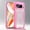 Pink, variant on For Google Pixel 8A Phone Case,PC + TPU Hybrid Shockproof Heavy Duty Protection,Compatible with Mag-Safe,Anti-Scratch Matte Translucent Back,Rugged Non-Slip Durable Phone Case,Black