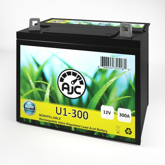 Bunton 71 Riding Rotary U1 Lawn Mower and Tractor Battery - This is an AJC Brand Replacement
