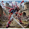 thumbnail image 5 of Gundam Assembly Model Assembly Manual Gundam Model Kit Large Class Robot Need to assemble by hand（The height is around 15-20 centimeters）Seven Sword Mech (Weapon+Bracket+Color Box Packaging), 5 of 5