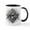 White/Black Inside, variant on CafePress - Masonic Eye Coffee Mug (Left Hand) - 11 oz Ceramic Mug - Novelty Coffee Tea Cup