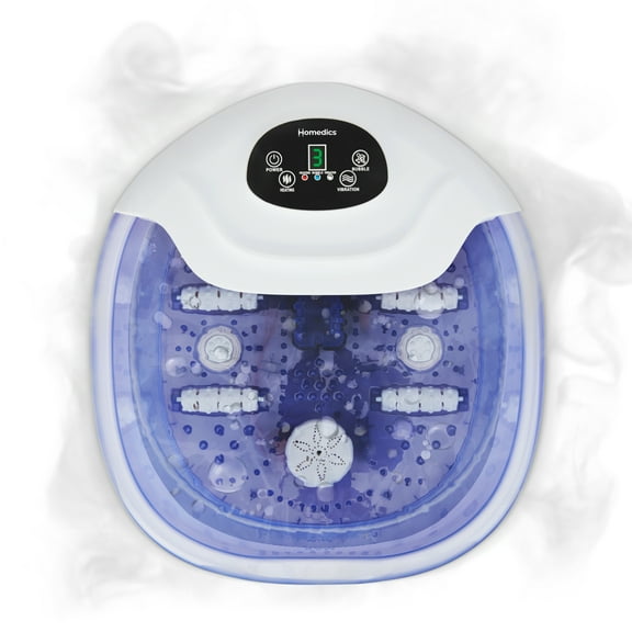 Homedics Full Heated   deluxe footspa   pumice stone   moisturizing gel socks set​