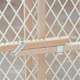 thumbnail image 3 of North States Easy Adjust Diamond Mesh Pet Gate, White, Wood, 26.5" - 42" x 23", 3 of 4