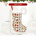 thumbnail image 4 of Honeii Hot Dog Pizza for Christmas Stocking,Large Xmas Stocking,Holiday and Family Stocking for Fireplace Christmas Holiday Party Decoration, 4 of 7