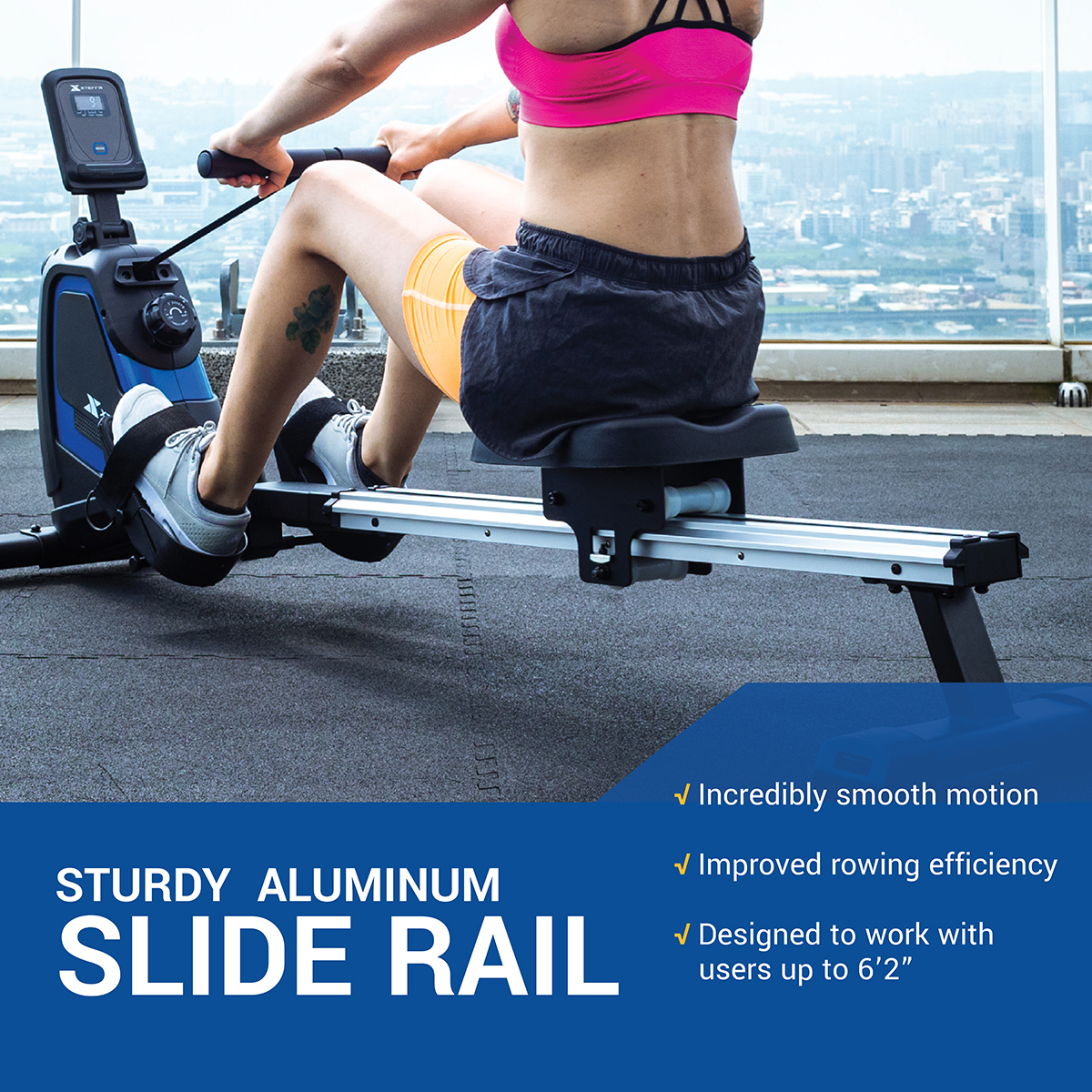 XTERRA Fitness ERG160 Magnetic Resistance Rower photo 3