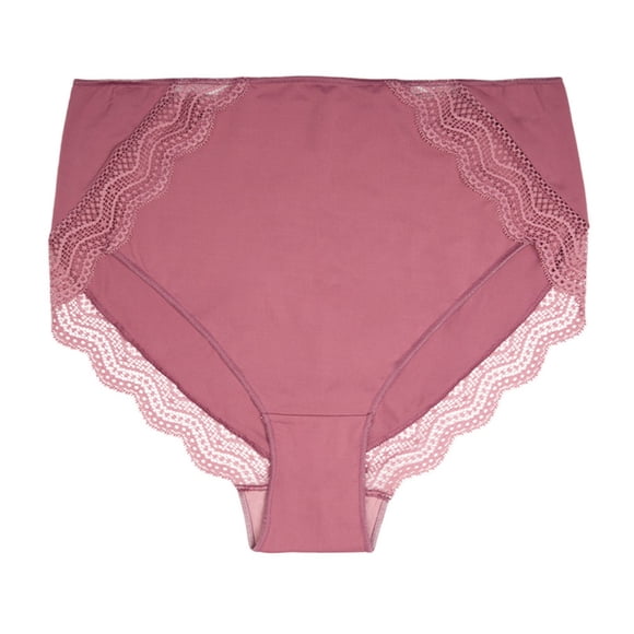 Panty Vassarette para Dama, con Encaje Costuras Invisibles Rosa Talla M