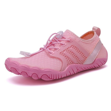 

EDFRWWS Non-slip Diving Sneakers Breathable Running Shoes for Lake Hiking (pink35)