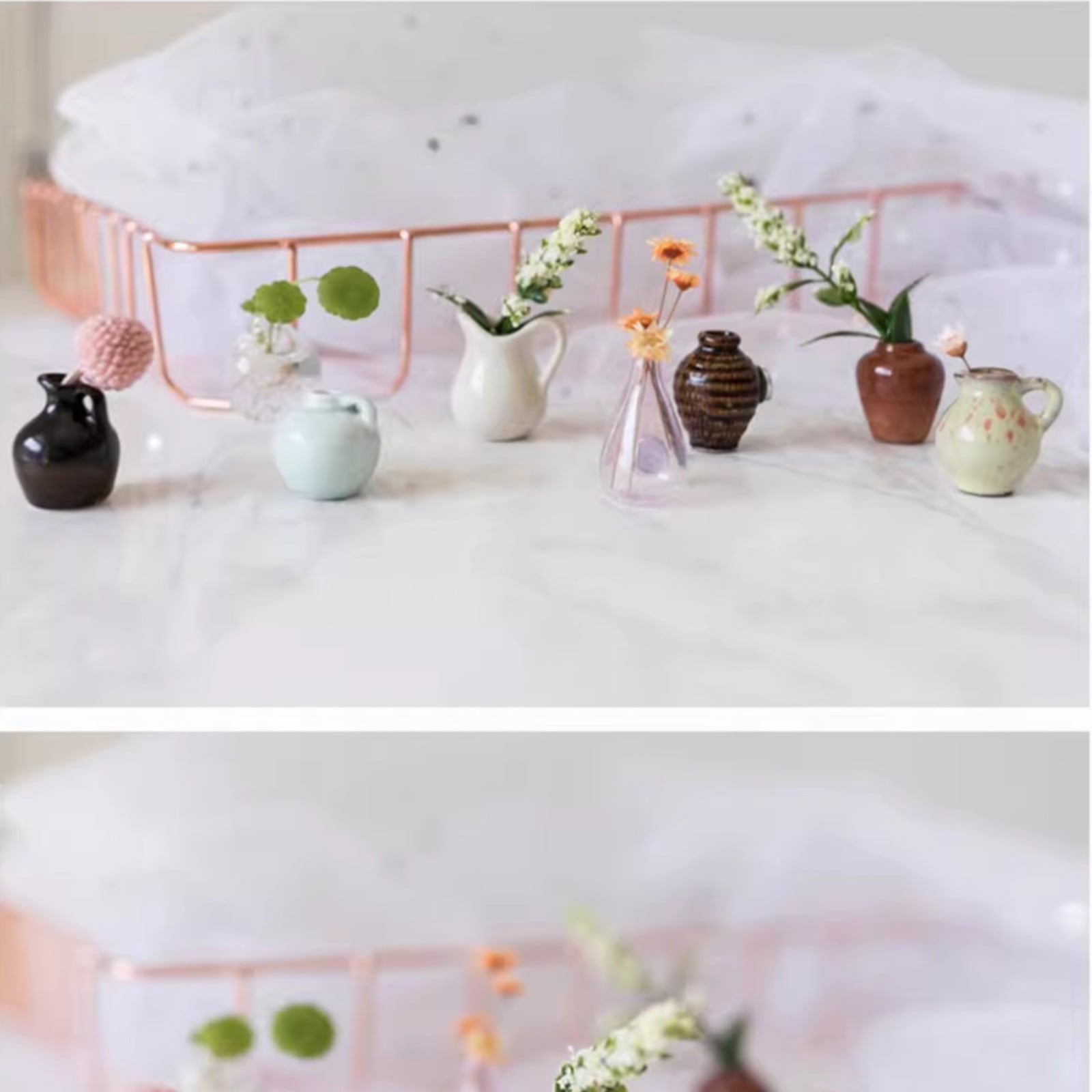 Stickers,Vase Magnets Ceramic Vase Refrigerator Magnets 3D Ceramic Flower Vase Cute Plant Vase Fridge Magnets Kitchen Decoration
